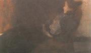 Lady at the Fireplace (mk20), Gustav Klimt